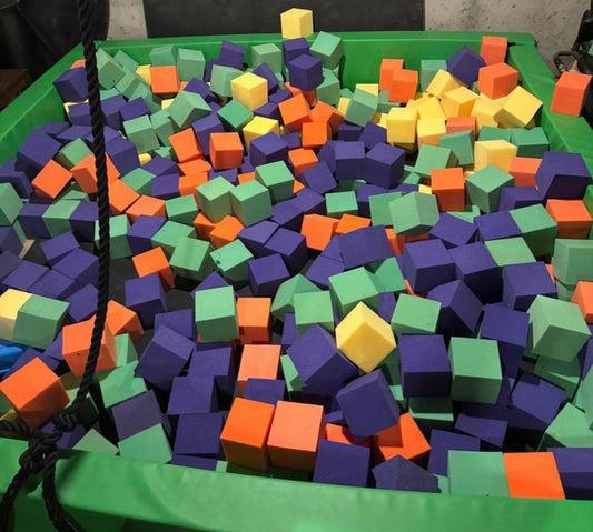 8-FOOTER:::  8ftx8ftx6"x16  Luxxxe BALL-PITS/37 COLOR CHOICES: Commercial Grade with 6" inch wall thickness and 16" height: 96"x6"x16"