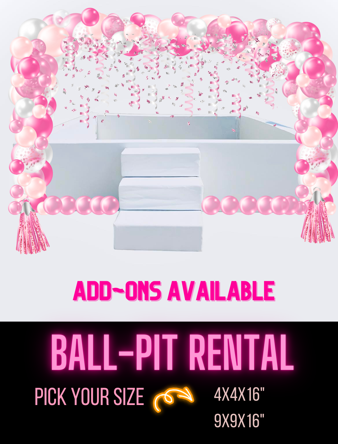 4x4ft Ball-pit rental: Austin, Texas